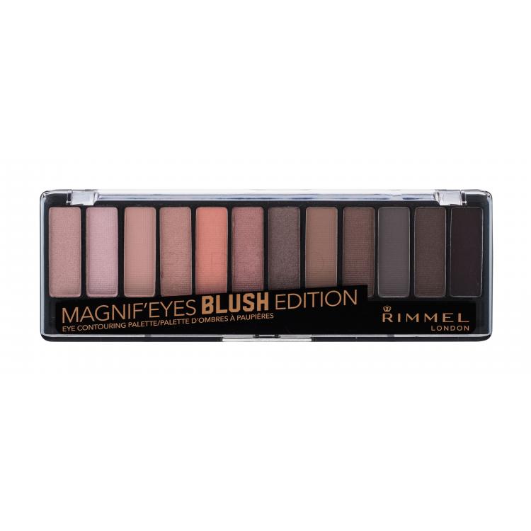 Rimmel London Magnif´Eyes Contouring Palette Сенки за очи за жени 14,16 g Нюанс 002 Blush Edition