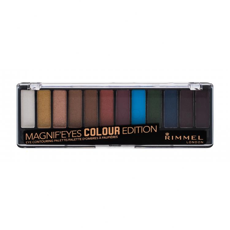 Rimmel London Magnif´Eyes Contouring Palette Сенки за очи за жени 14,16 гр Нюанс 004 Colour Edition