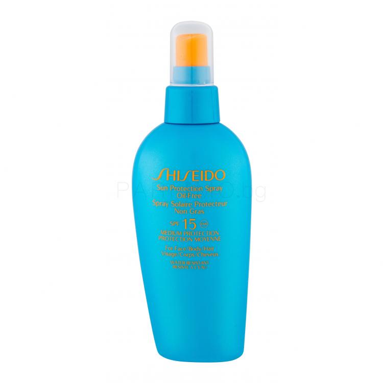 Shiseido Sun Protection Spray SPF15 Слънцезащитна козметика за тяло за жени 150 ml