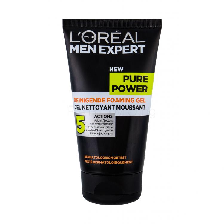 L&#039;Oréal Paris Men Expert Pure Power Charcoal Почистващ гел за мъже 150 ml