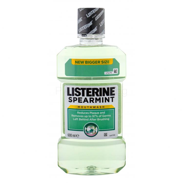 Listerine Spearmint Mouthwash Вода за уста 600 ml
