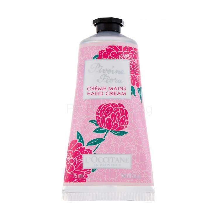 L&#039;Occitane Pivoine Flora Крем за ръце за жени 75 ml