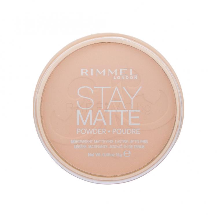 Rimmel London Stay Matte Пудра за жени 14 g Нюанс 008 Cashmere