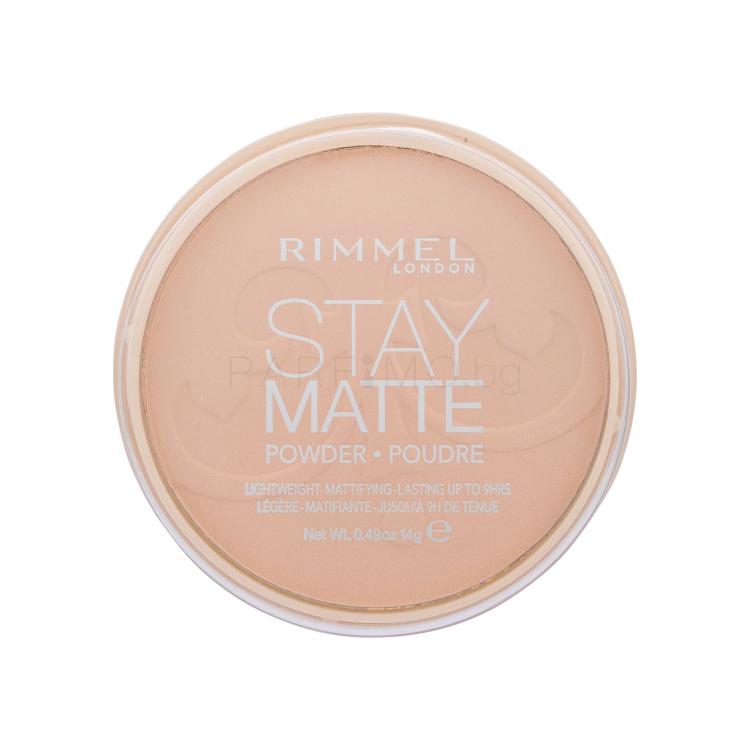 Rimmel London Stay Matte Пудра за жени 14 гр Нюанс 008 Cashmere