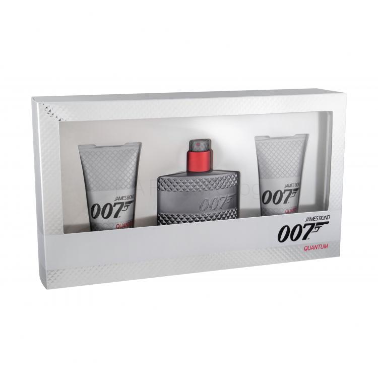 James Bond 007 Quantum Подаръчен комплект EDT 50 ml + душ гел 2 бр x 50 ml