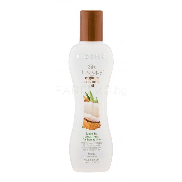 Farouk Systems Biosilk Silk Therapy Organic Coconut Oil Маска за коса за жени 167 ml