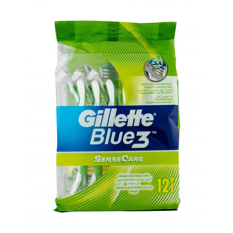 Gillette Blue3 SenseCare Самобръсначка за мъже 12 бр