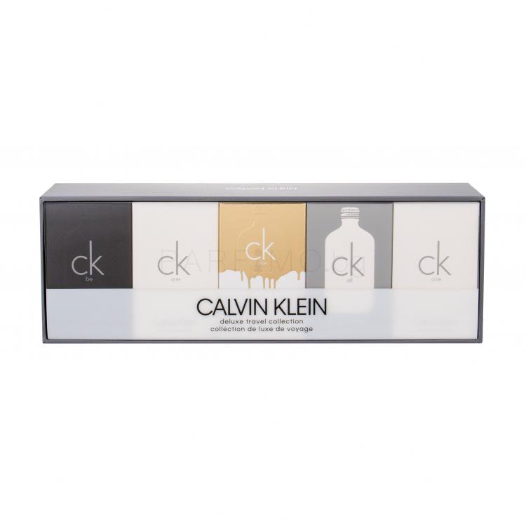 Calvin Klein Travel Collection Подаръчен комплект EDT CK One 2 x 10ml + EDT CK Be 10 ml + EDT CK All 10 ml + EDT CK One Gold 10 ml