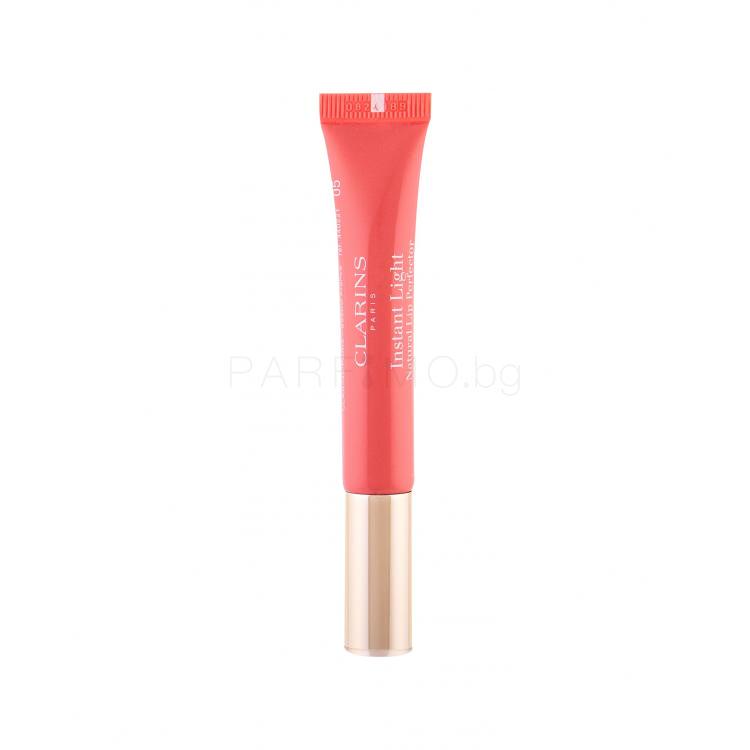 Clarins Instant Light Natural Lip Perfector Блясък за устни за жени 12 ml Нюанс 05 Candy Shimmer
