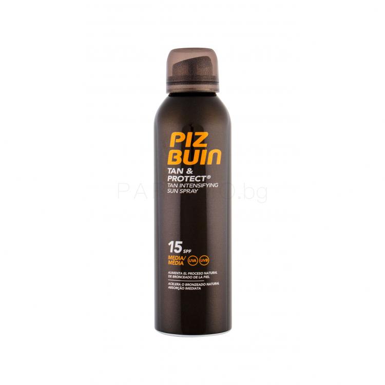 PIZ BUIN Tan &amp; Protect Tan Intensifying Sun Spray SPF15 Слънцезащитна козметика за тяло 150 ml