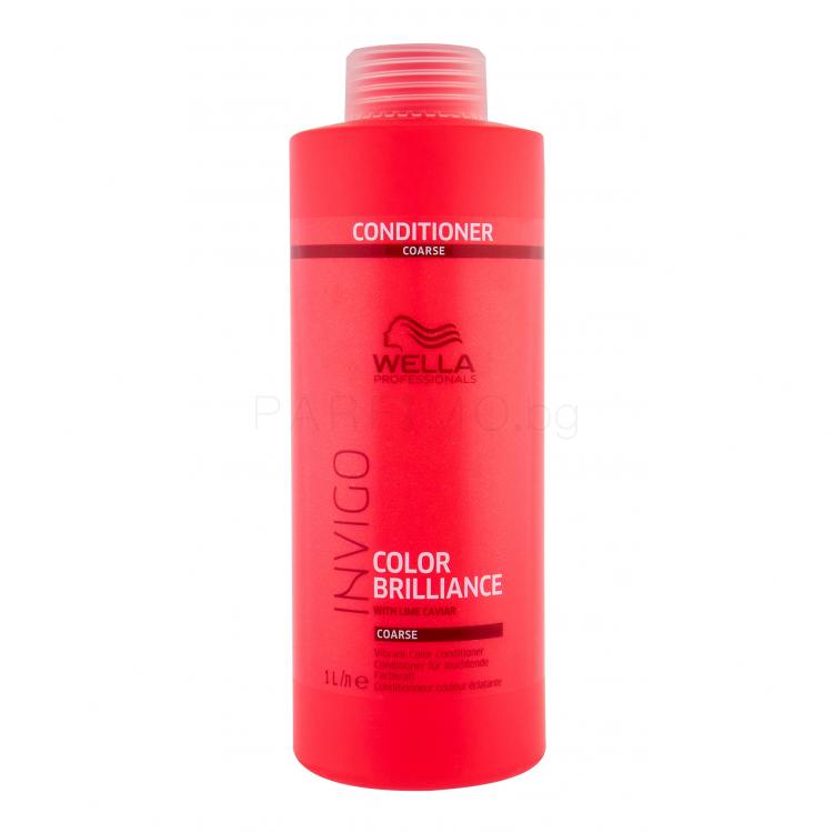 Wella Professionals Invigo Color Brilliance Coarse Hair Балсам за коса за жени 1000 ml