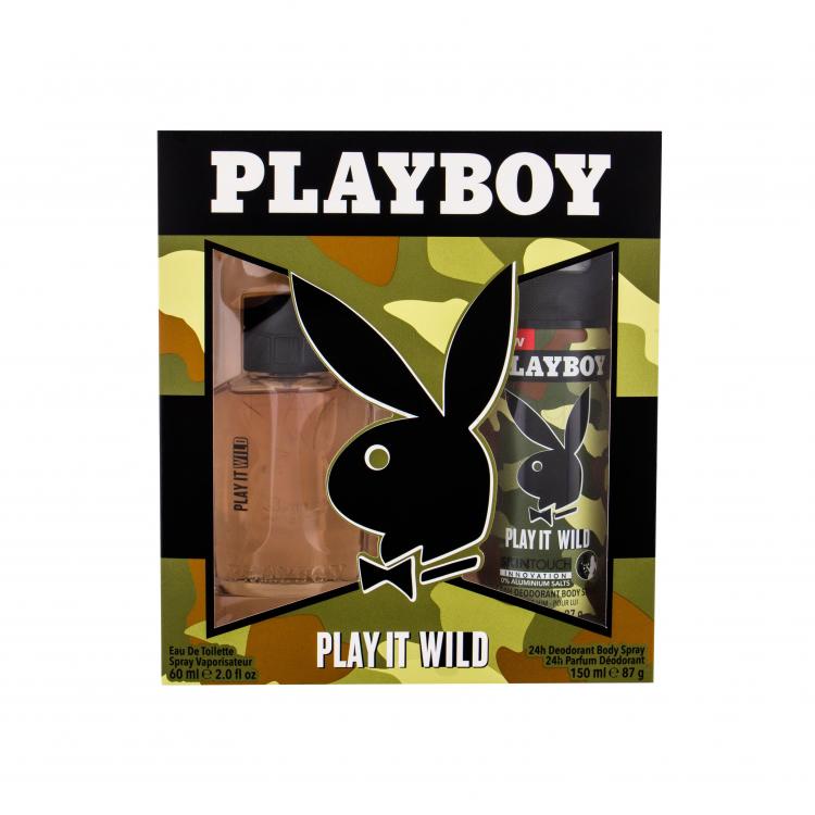 Playboy Play It Wild Подаръчен комплект EDT 60 ml + дезодорант 150 ml