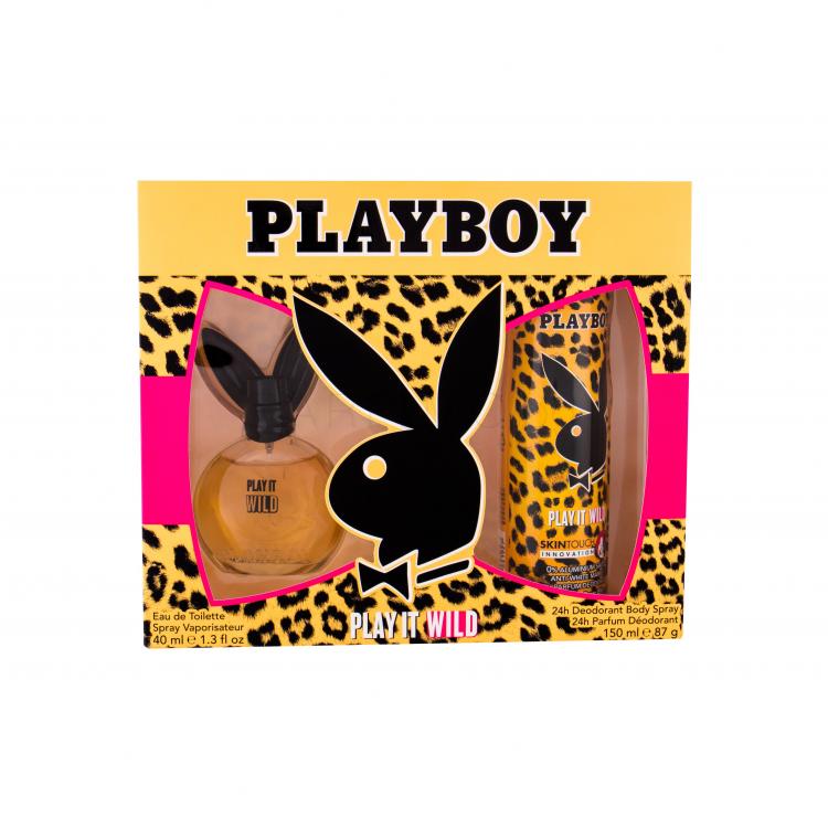 Playboy Play It Wild For Her Подаръчен комплект EDT 40 ml + дезодорант 150 ml
