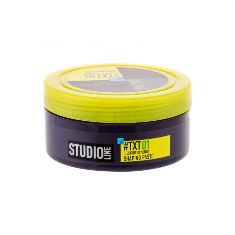 L&#039;Oréal Paris Studio Line TXT 01 Shaping Paste Восък за коса за мъже 75 ml