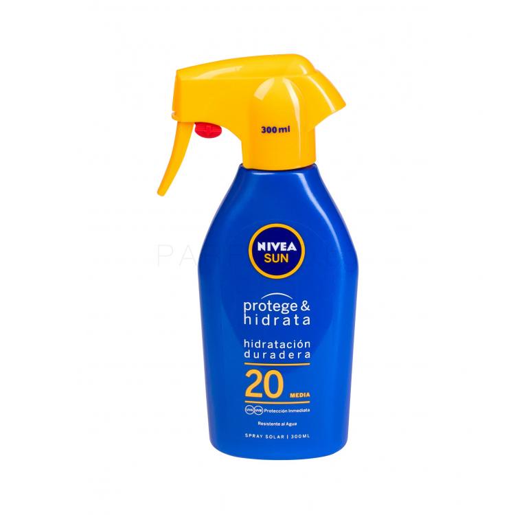 Nivea Sun Protect &amp; Moisture Supports Skin Barrier SPF20 Слънцезащитна козметика за тяло 300 ml