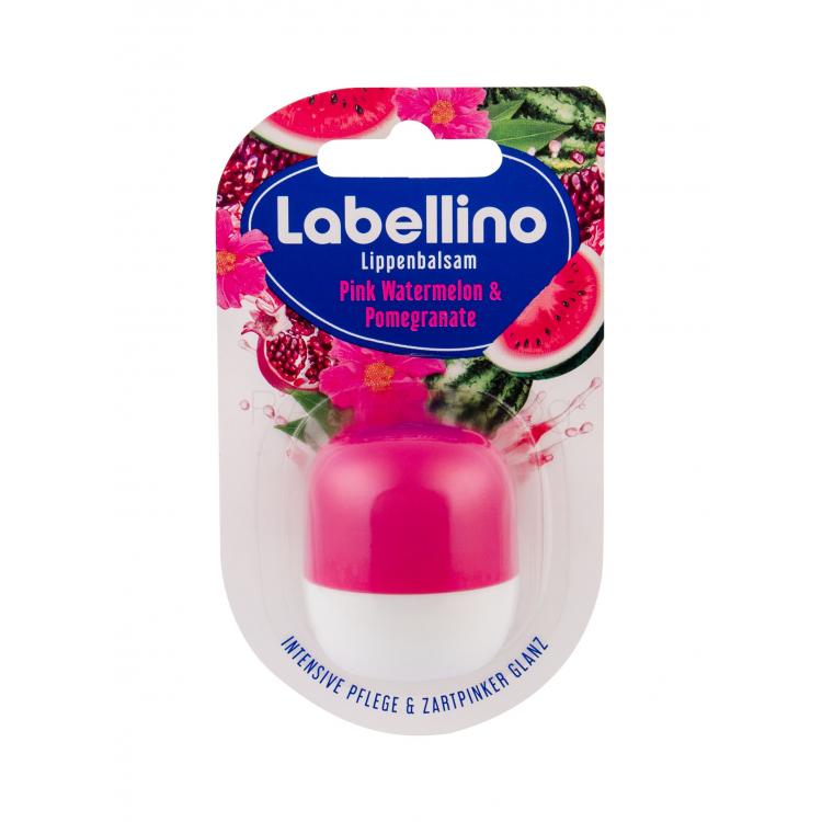 Labello Labellino Балсам за устни за жени 7 ml Нюанс Pink Watermelon &amp; Pomegranate