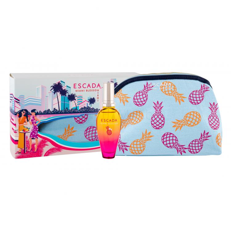 ESCADA Miami Blossom Подаръчен комплект EDT 30 ml + козметична чантичка