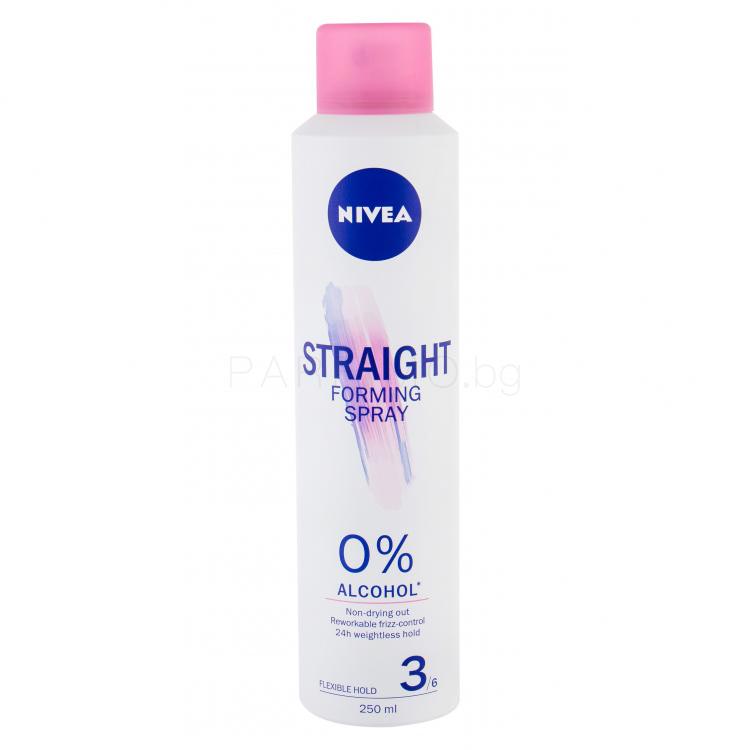 Nivea Forming Spray Straight Изправяне на косата за жени 250 ml