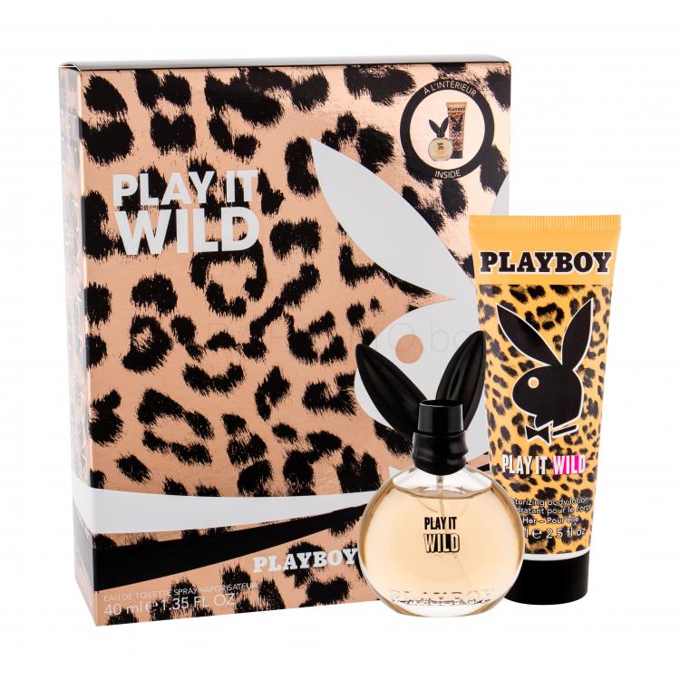 Playboy Play It Wild For Her Подаръчен комплект EDT 40 ml + лосион за тяло 75 ml