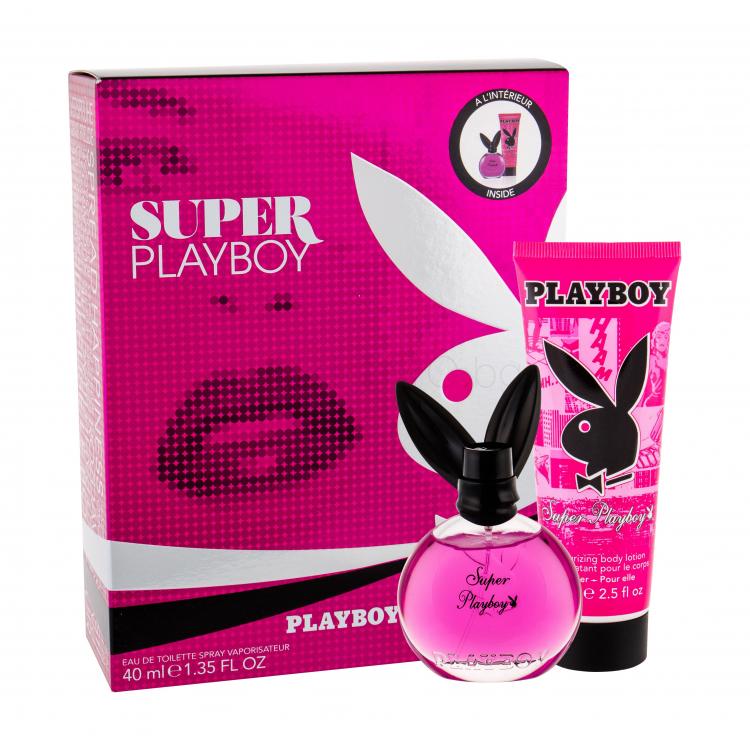 Playboy Super Playboy For Her Подаръчен комплект EDT 40 ml + лосион за тяло 75 ml