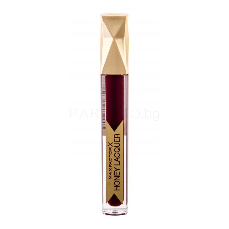 Max Factor Honey Lacquer Блясък за устни за жени 3,8 ml Нюанс Regale Burgundy