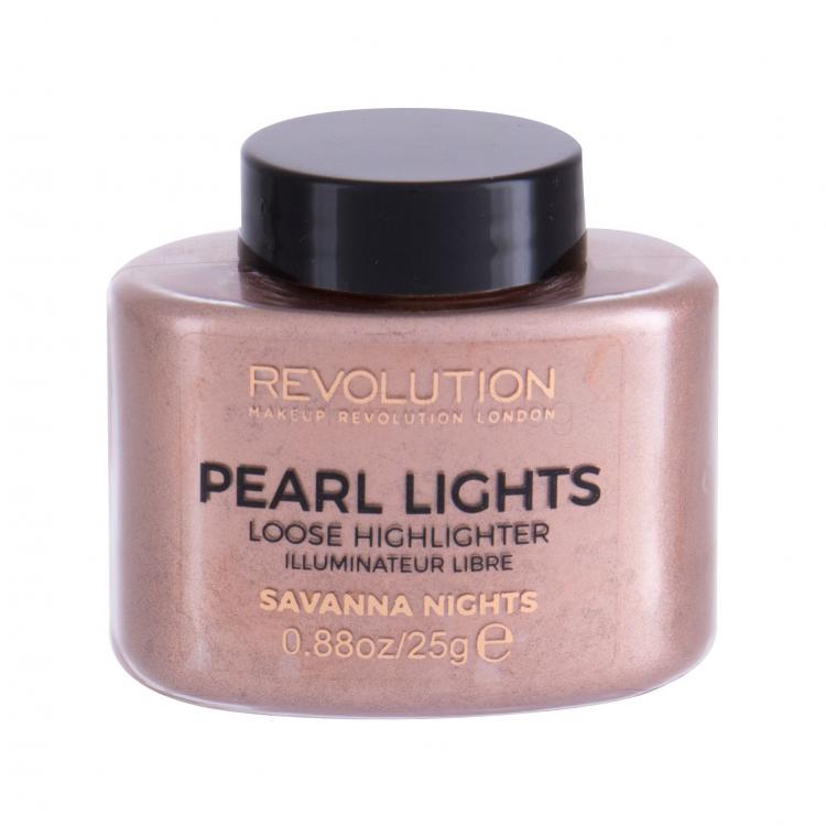 Makeup Revolution London Pearl Lights Хайлайтър за жени 25 гр Нюанс Savanna Nights