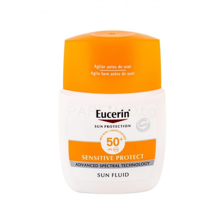 Eucerin Sun Sensitive Protect Sun Fluid Mattifying SPF50+ Слънцезащитен продукт за лице 50 ml