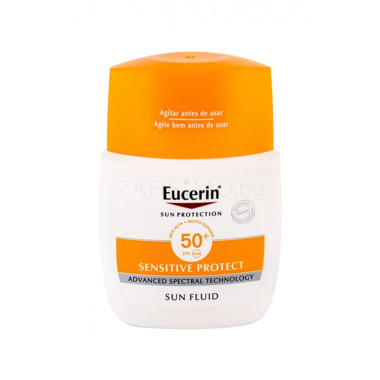 Eucerin Sun Sensitive Protect Sun Fluid Mattifying SPF50+ Слънцезащитен продукт за лице 50 ml