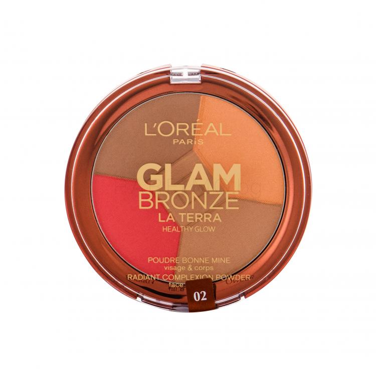 L&#039;Oréal Paris Glam Bronze La Terra Healthy Glow Бронзант за жени 6 гр Нюанс 02 Medium Speranza