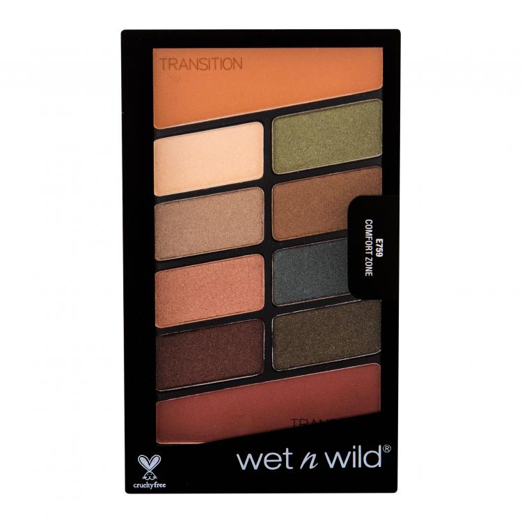 Wet n Wild Color Icon 10 Pan Сенки за очи за жени 8,5 гр Нюанс Comfort Zone