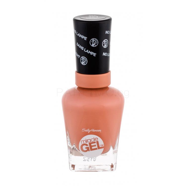 Sally Hansen Miracle Gel Лак за нокти за жени 14,7 ml Нюанс 394 Bourbon Belle