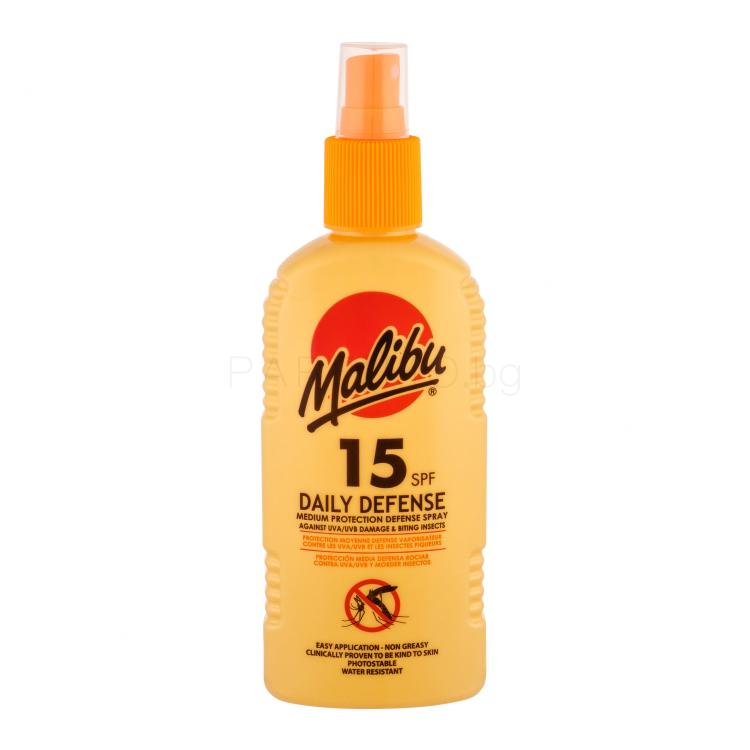 Malibu Daily Defense SPF15 Слънцезащитна козметика за тяло 200 ml