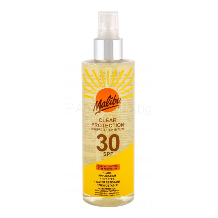 Malibu Clear Protection SPF30 Слънцезащитна козметика за тяло 250 ml