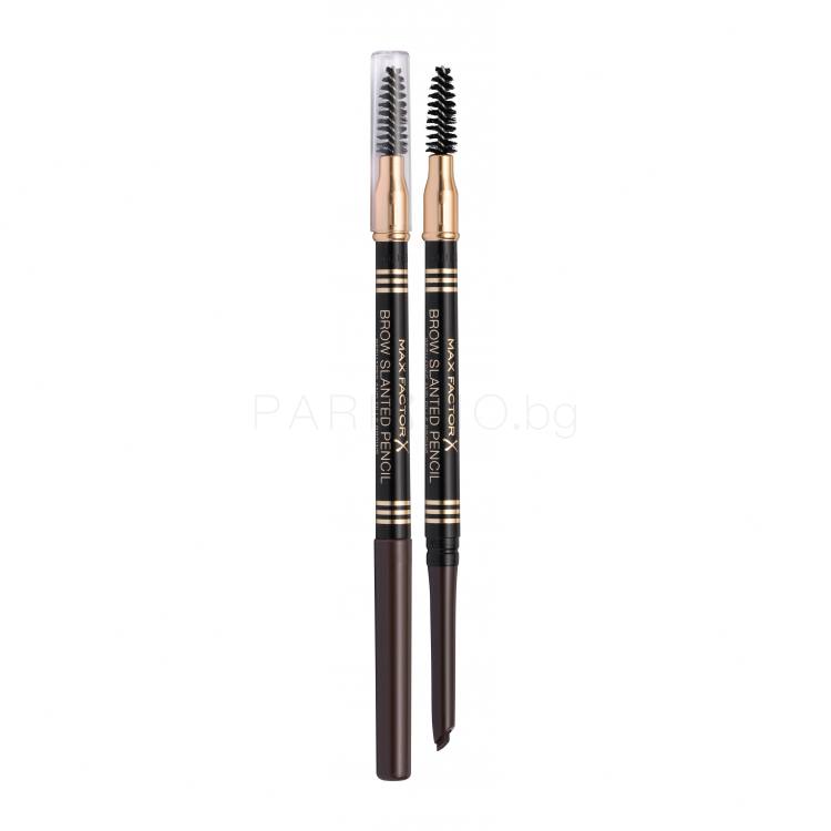 Max Factor Brow Slanted Pencil Молив за вежди за жени 1 гр Нюанс 03 Dark Brown