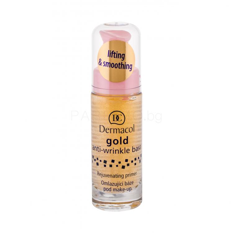 Dermacol Gold Anti-Wrinkle Основа за грим за жени 20 ml