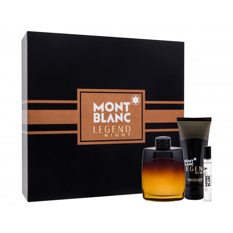 Montblanc Legend Night Подаръчен комплект EDP 100 ml + балсам след бръснене 100 ml + EDP 7,5 ml