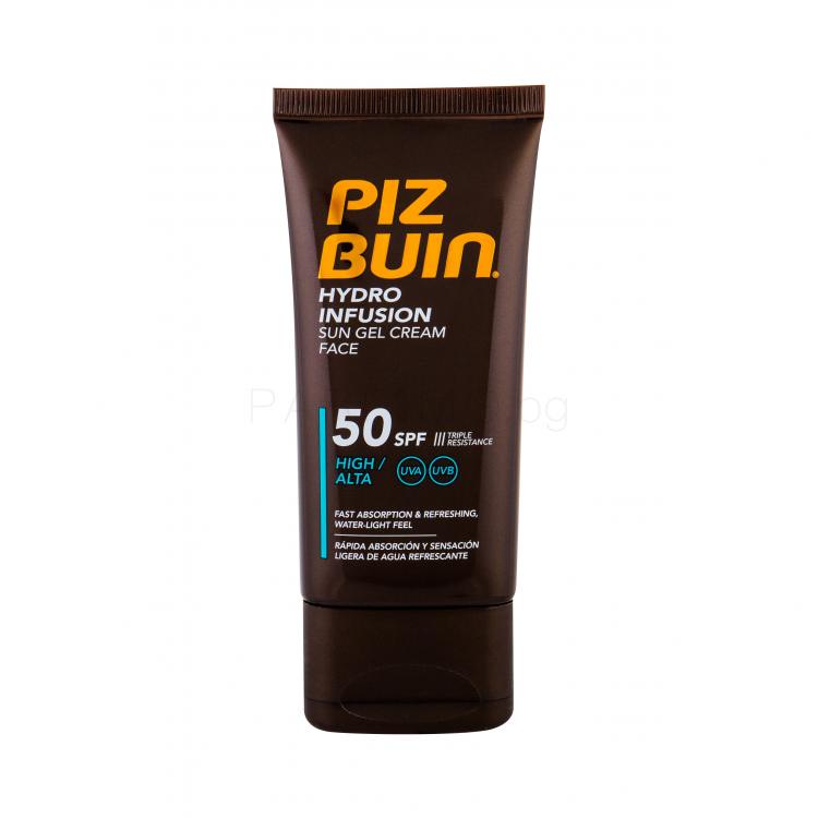 PIZ BUIN Hydro Infusion SPF50 Слънцезащитен продукт за лице 50 ml