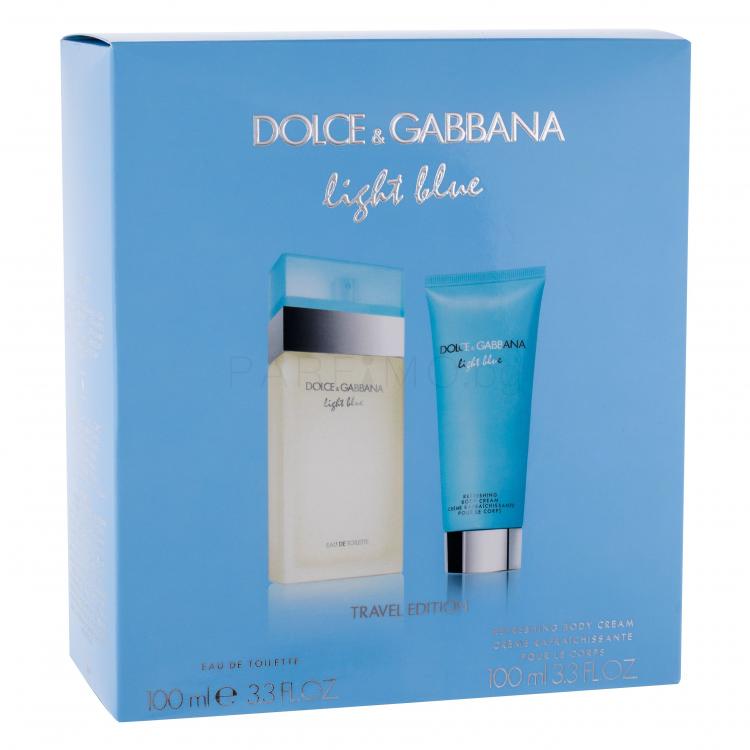 Dolce&amp;Gabbana Light Blue Подаръчен комплект EDT 100 ml + крем за тяло 100 ml
