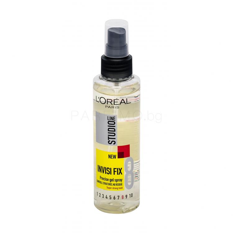 L&#039;Oréal Paris Studio Line Invisi Fix Gel Spray Лак за коса за жени 150 ml