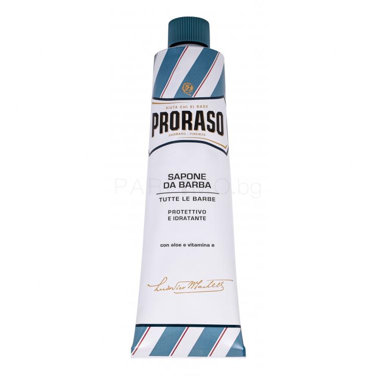 PRORASO Blue Shaving Soap In A Tube Пяна за бръснене за мъже 150 ml