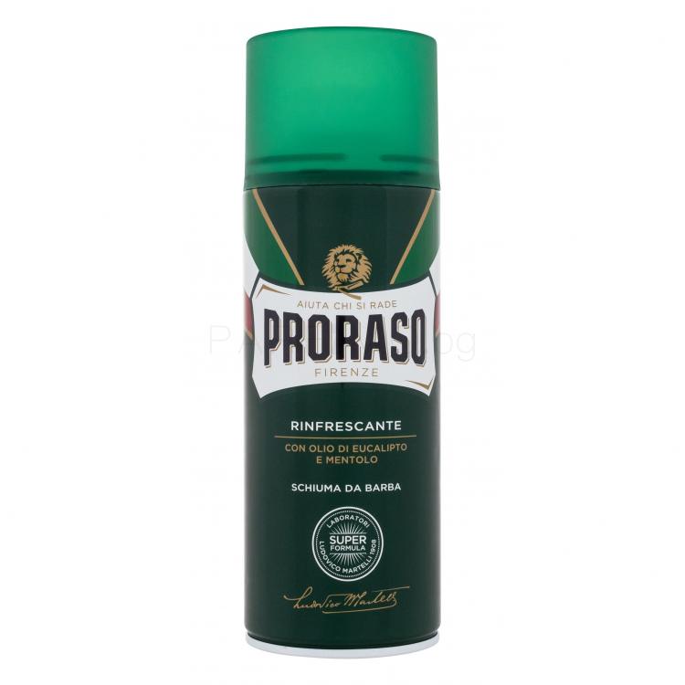 PRORASO Green Shaving Foam Пяна за бръснене за мъже 400 ml