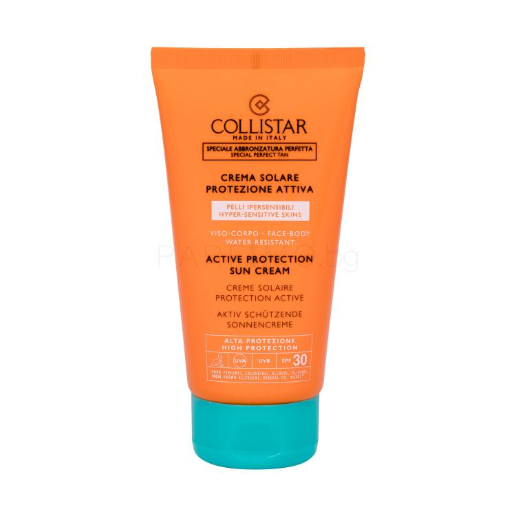 Collistar Special Perfect Tan Active Protection Sun Cream SPF30 Слънцезащитна козметика за тяло 150 ml ТЕСТЕР