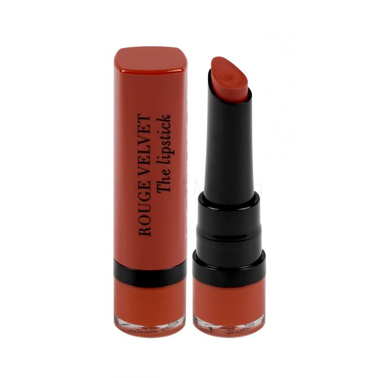 BOURJOIS Paris Rouge Velvet The Lipstick Червило за жени 2,4 g Нюанс 21 Grande Roux
