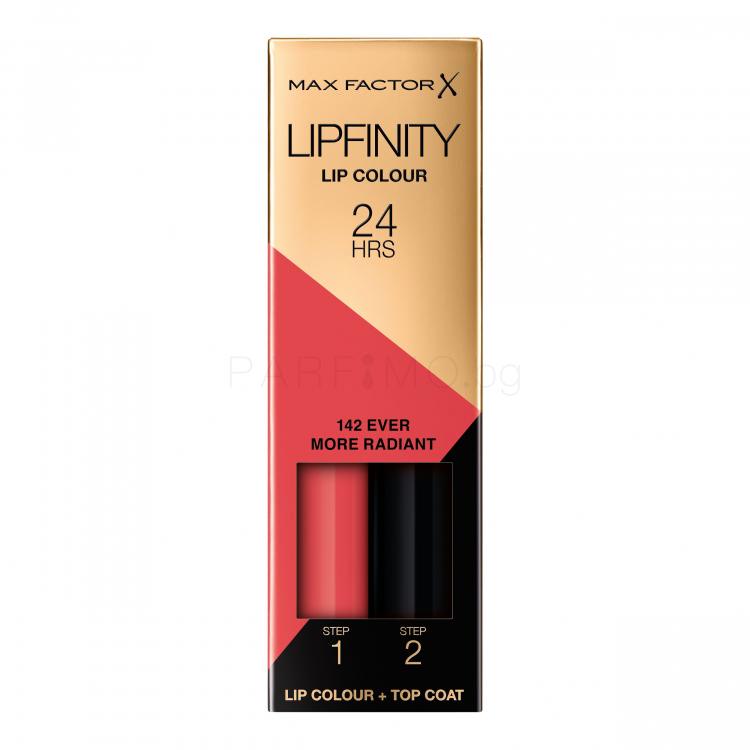 Max Factor Lipfinity 24HRS Lip Colour Червило за жени 4,2 гр Нюанс 142 Evermore Radiant