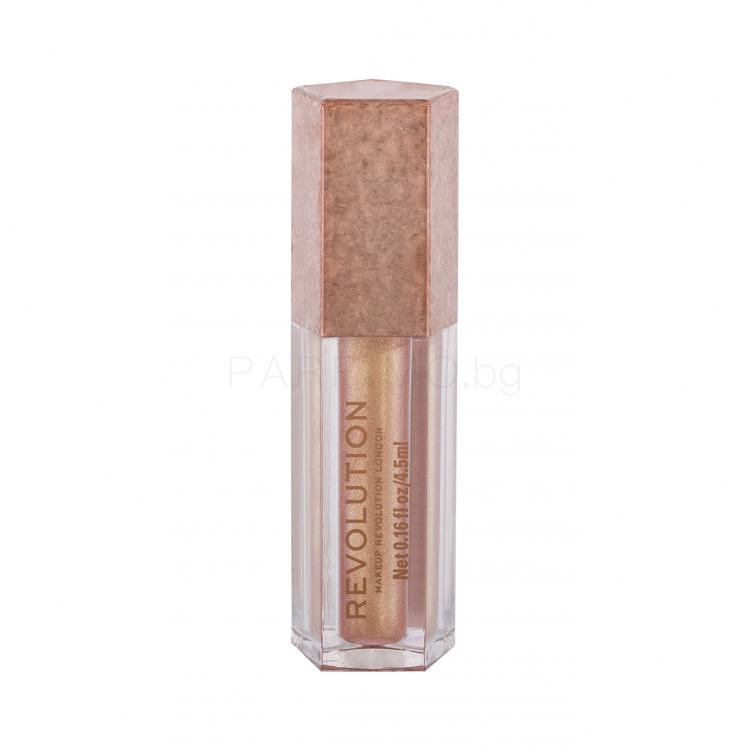 Makeup Revolution London Jewel Collection Блясък за устни за жени 4,5 ml Нюанс Luxurious