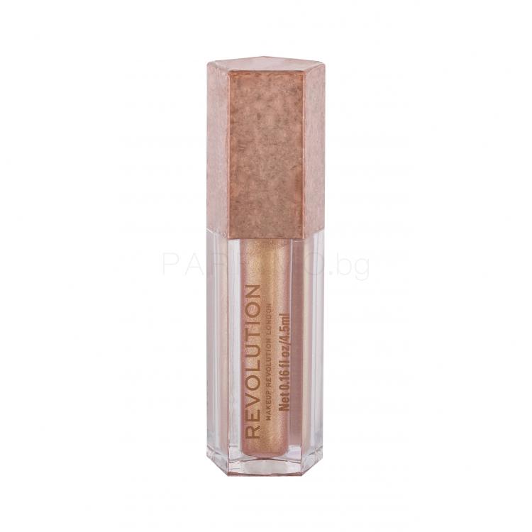 Makeup Revolution London Jewel Collection Блясък за устни за жени 4,5 ml Нюанс Luxurious