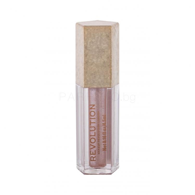 Makeup Revolution London Jewel Collection Блясък за устни за жени 4,5 ml Нюанс Exquisite