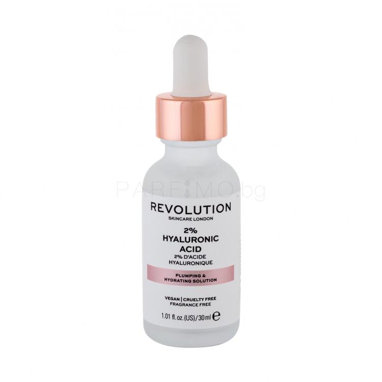 Revolution Skincare Skincare 2% Hyaluronic Acid Серум за лице за жени 30 ml