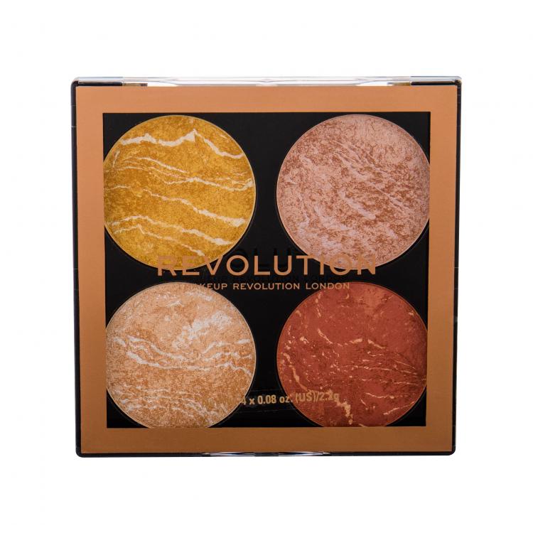 Makeup Revolution London Cheek Kit Хайлайтър за жени 8,8 гр Нюанс Make It Count