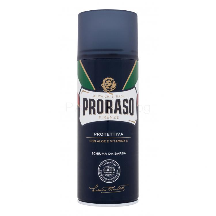 PRORASO Blue Shaving Foam Пяна за бръснене за мъже 400 ml